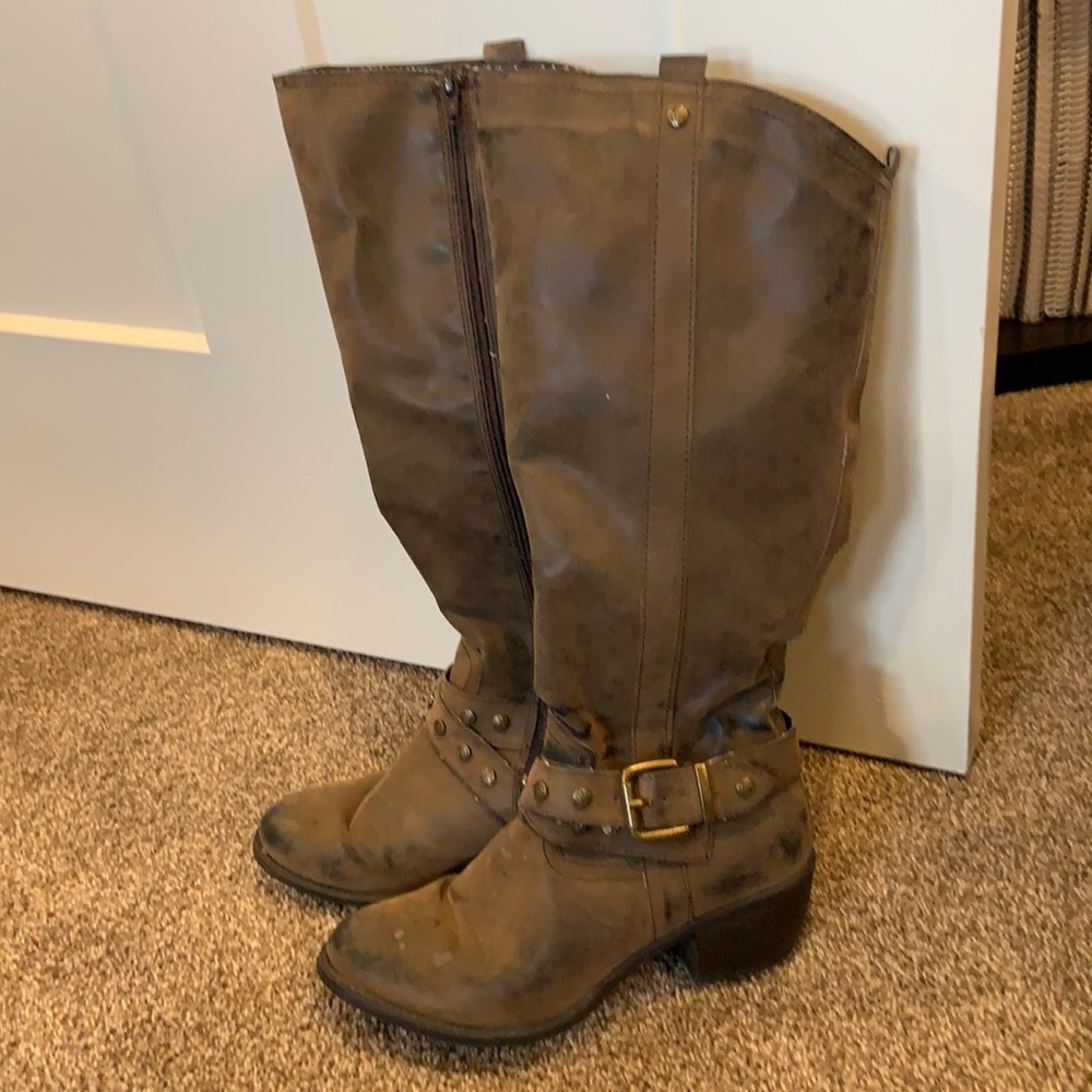 Pair of brown boots